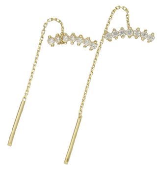 Złote kolczyki 585 przeciągane z cyrkoniami KL 8713 585. Eleganckie, złote kolczyki przeciągany łańcuszek z cyrkoniami. Idealne na prezent. Eleganckie, złote kolczyki przeciągane z cyrkoniami. Idealne na prezent dla ukochanej. Kolczy.jpg